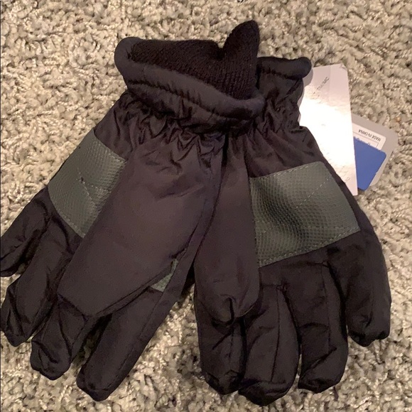 NWT Kids Thinsulate Black Gloved M/L - Picture 3 of 3